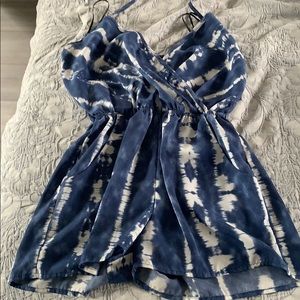 The dye halter romper